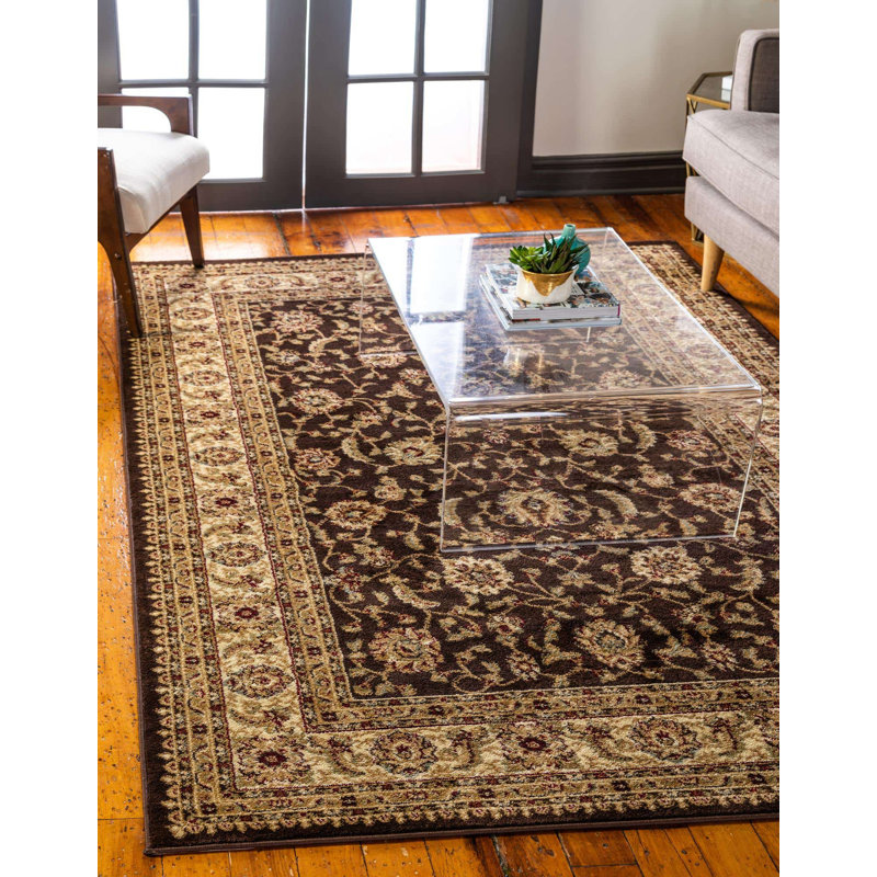 Tapis oriental Niles, Rectangle 7 pi 10 po x 10 pi, Orange