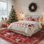 Tapis rouge lavable à la machine Christmas-367434075