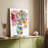 Linear Bouquet I -Custom Wrapped Gallery Cavas