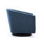 Fauteuil rotatif bleu - siège l 22,75 po, H 18,25 po pivotant à hauteur d'assise, élégant, sans assemblage-461136135