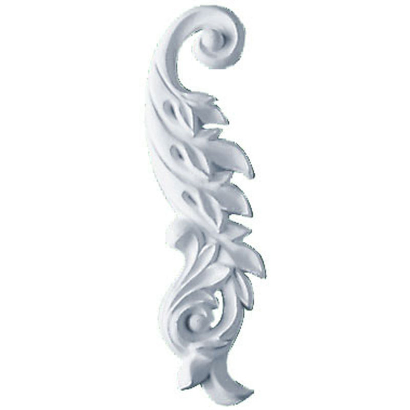 Granada 7.38'' H x 2.12'' W x 0.62'' D Urethane Onlay Scroll