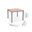  Table d'appoint d'extérieur en aluminium 100% sans entretien Bora-1463032486