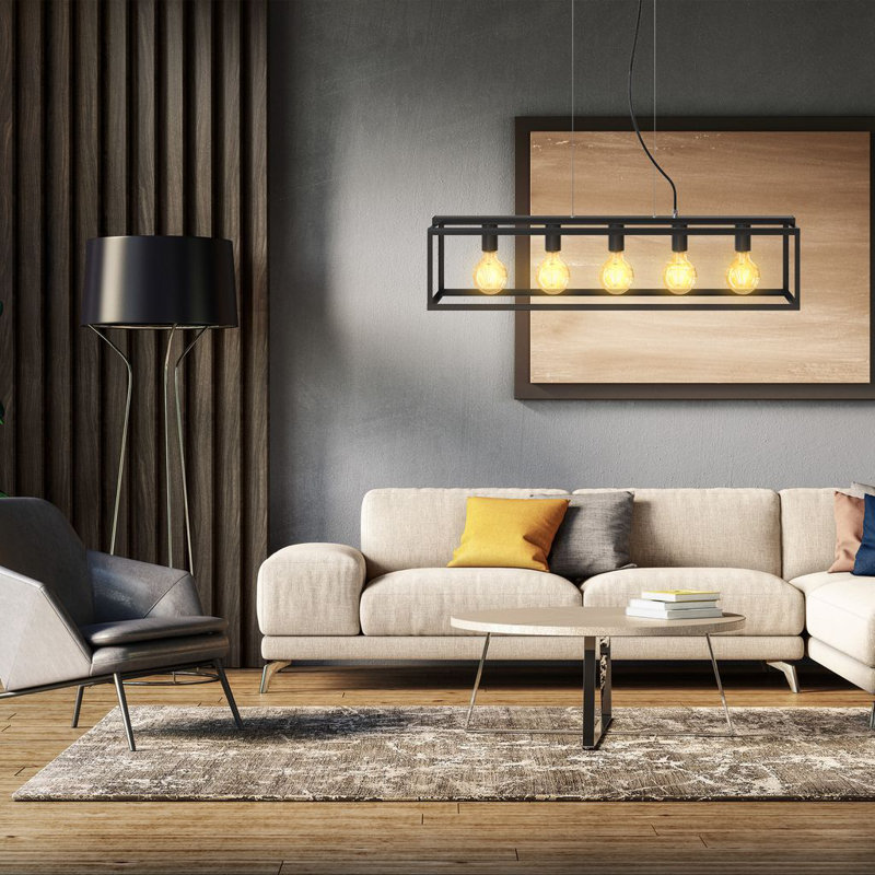 Terhune 5-Light Kitchen Island Linear Pendant