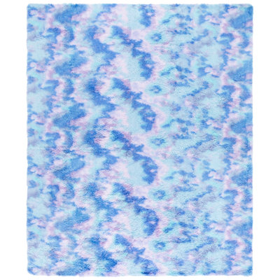 Zelline Shag Performance Abstract Rug