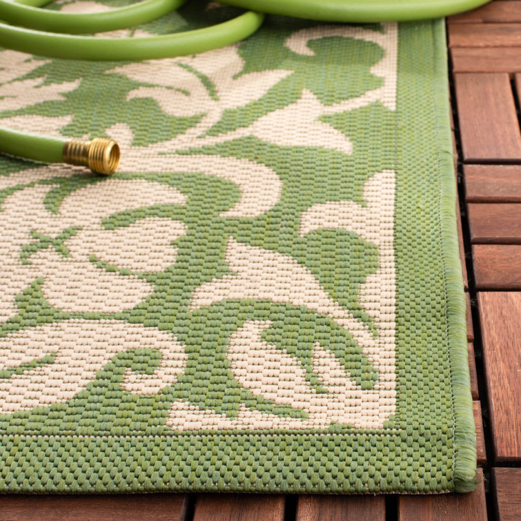 Davonia Performance Damask Indoor/Outdoor Area Rug