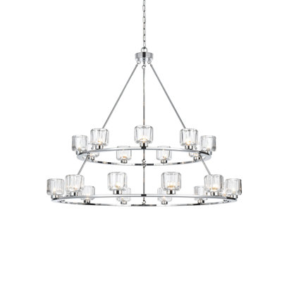 Enrique 48 inch Two-Tier Chandelier 