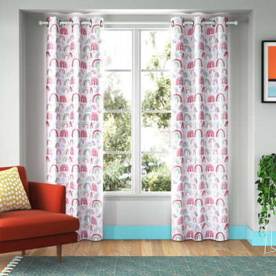 Wayfair Basics® Rainbows 100% Blackout Grommet Curtain Panel