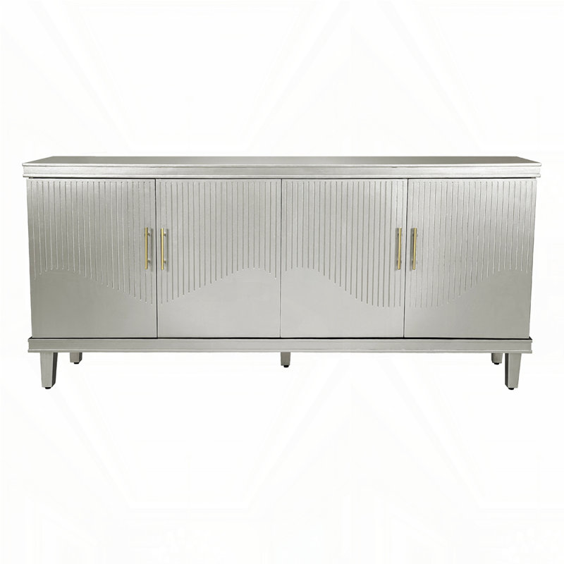 Armoire 70 portes 4 portes L 70,07 ", Champagne