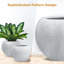 Petit pot de fleurs intérieur / extérieur en fibre de pierre Globe Kute Nest-114367089