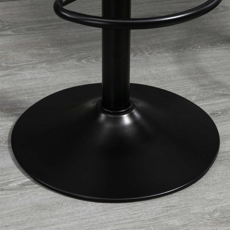 Bigvai Adjustable Height Counter Stool with Metal Frame, Grey