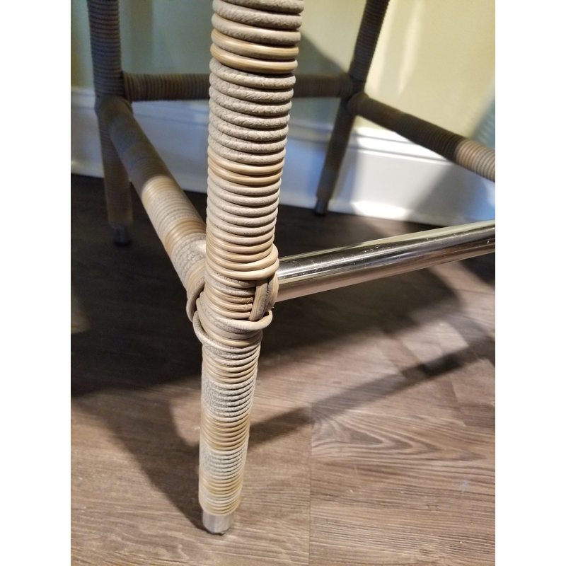 Tabouret de bar avec coussin de patio Oconee, 30 po