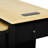 47 inch Kitchen Island with Extendable Dining Table, Rubber Wood Veneer Kitchen Table with Internal Storage Rack, Power Outlet, Kitchen island with Storage 2 Drawers 2 Cabinet-790495417
