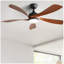 (Identique à W882P146311) Ventilateur de plafond intérieur de 52 pouces avec moteur à courant continu réversible à 3 couleurs et 5 lumières ABS à DEL à intensité variable-1588504611