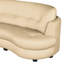 Maura Genuine Leather Curved Corner Sofa -543532023-543532020