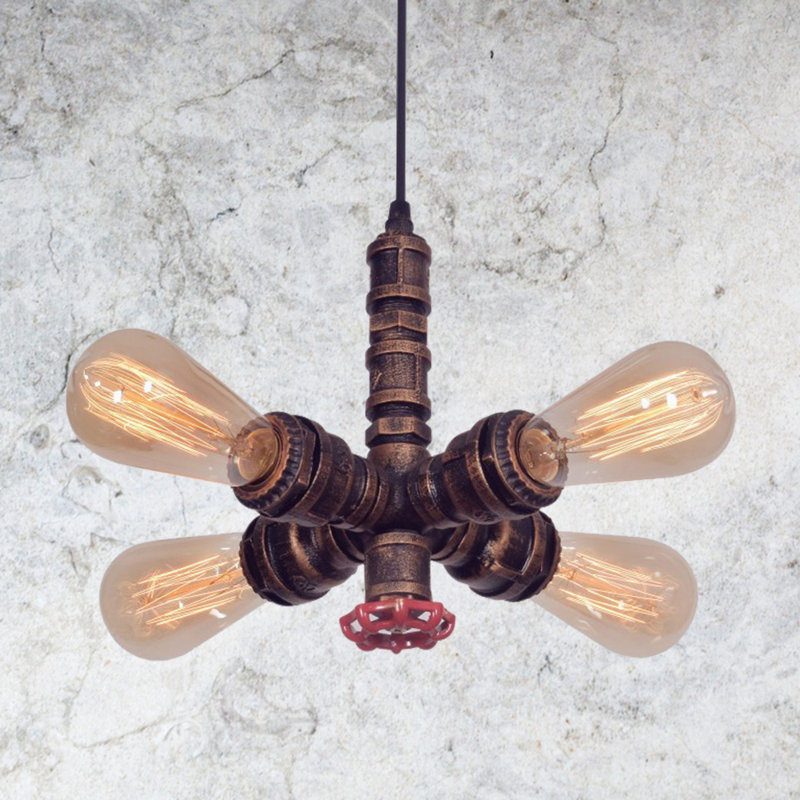 Lustre sphérique Spoutnik à 4 lumières Orma