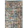 Hertzler Oriental Blue/Light Gray Area Rug