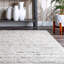 Tapis gris noué à la main Mehaya-1202284753