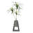38" Real Touch Artificial Yucca Tree In Modern Planter - Cute Yucca Tree In A Grey Contemporary Pot