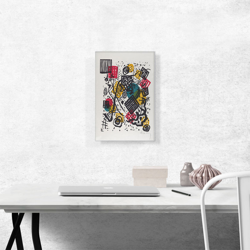 «Small Worlds V 1922» par Wassily Kandinsky - reproduction d'art sur toile tendue, H 18 po x l 12 po x 1,5 po