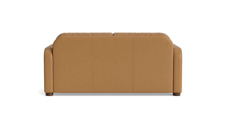 Archie Leather Loveseat (70"), Leather - Butterscotch