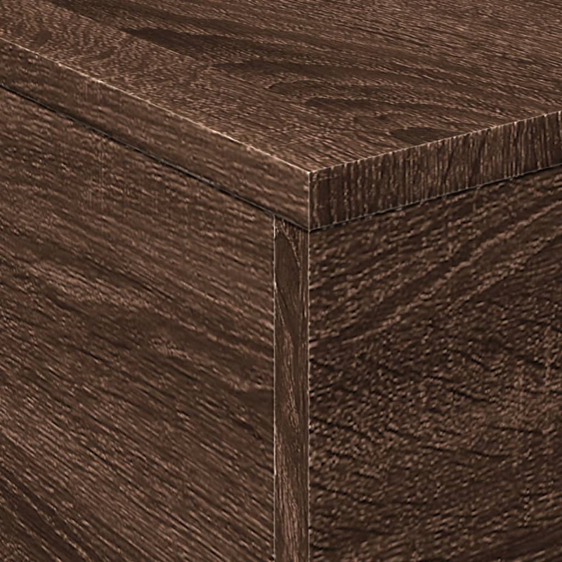 Chamara Block Coffee Table, Brown Oak