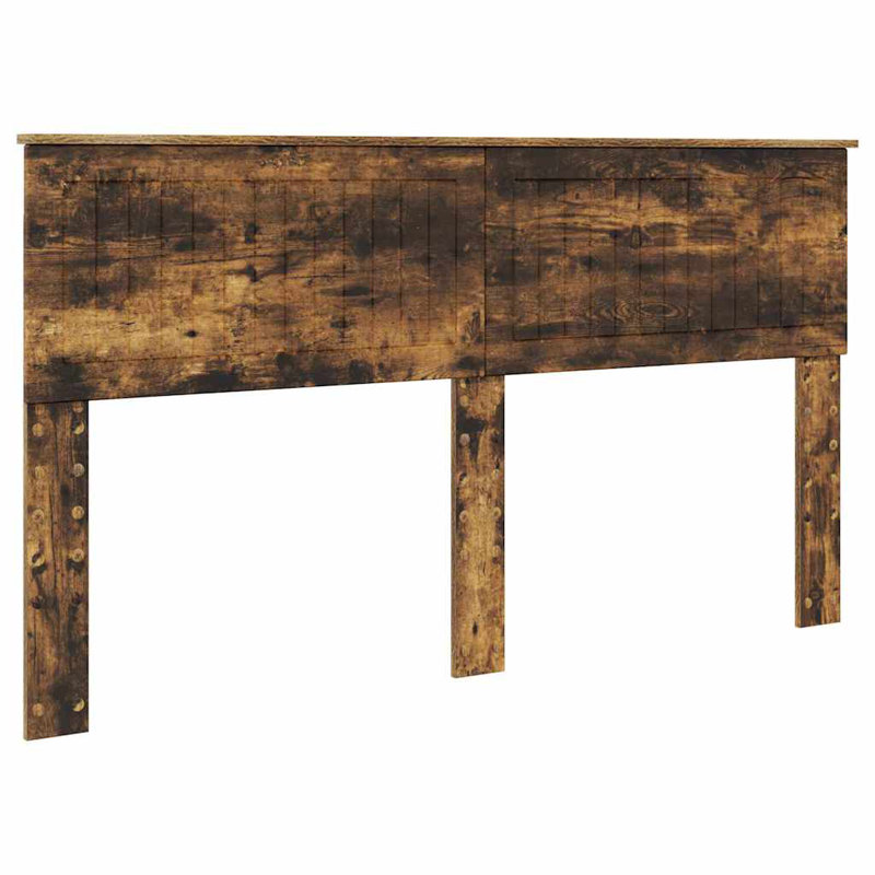 Panel Headboard, Queen, Smoked Oak