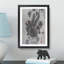 Monkey Hanging from a Tree by Kawanabe Kyosai - Picture Frame Painting Print-55610401-55610402