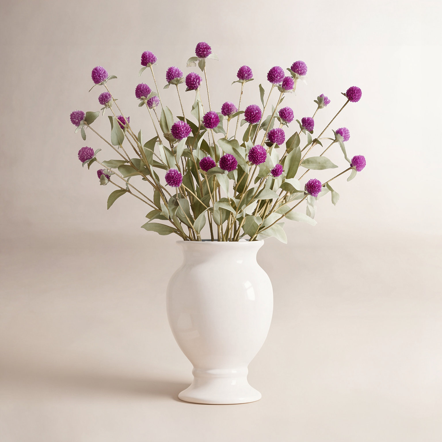 Rimma Gomphrena Stems, Red