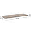 Coussin de remplacement pour chaise longue d'extérieur