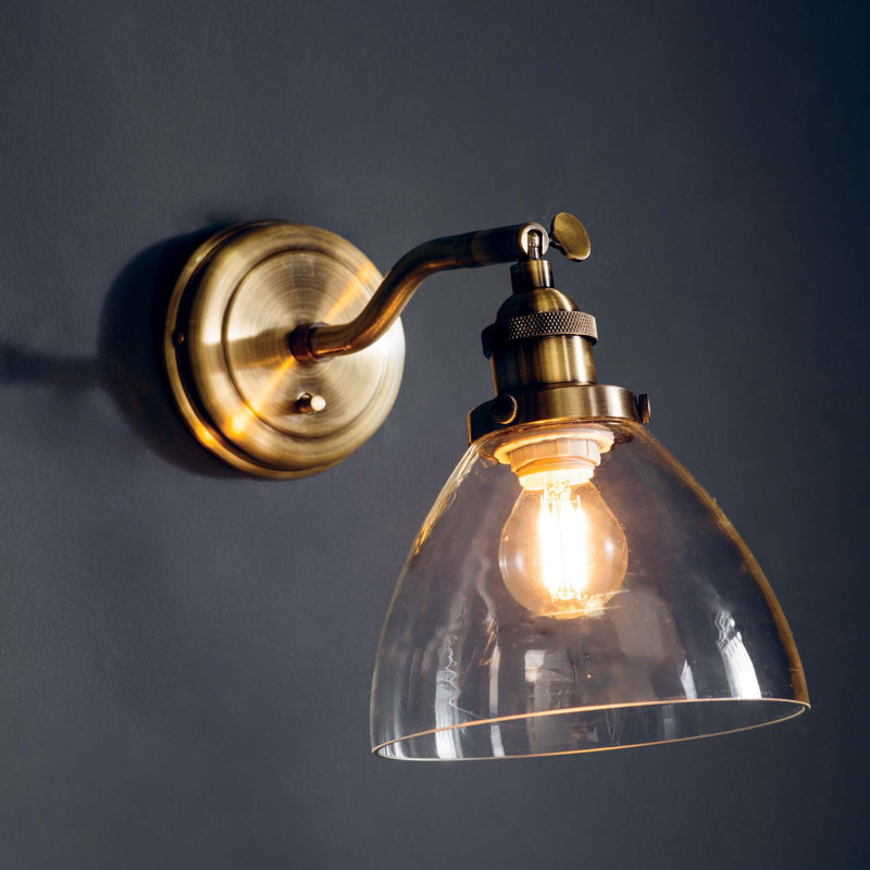 Anais Barn Light, Antique Gold
