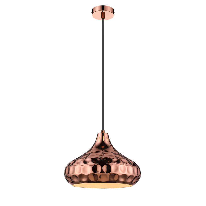 Margr 1 - Light Metal Teardrop Pendant, 176cm H x 36cm W x 36cm D