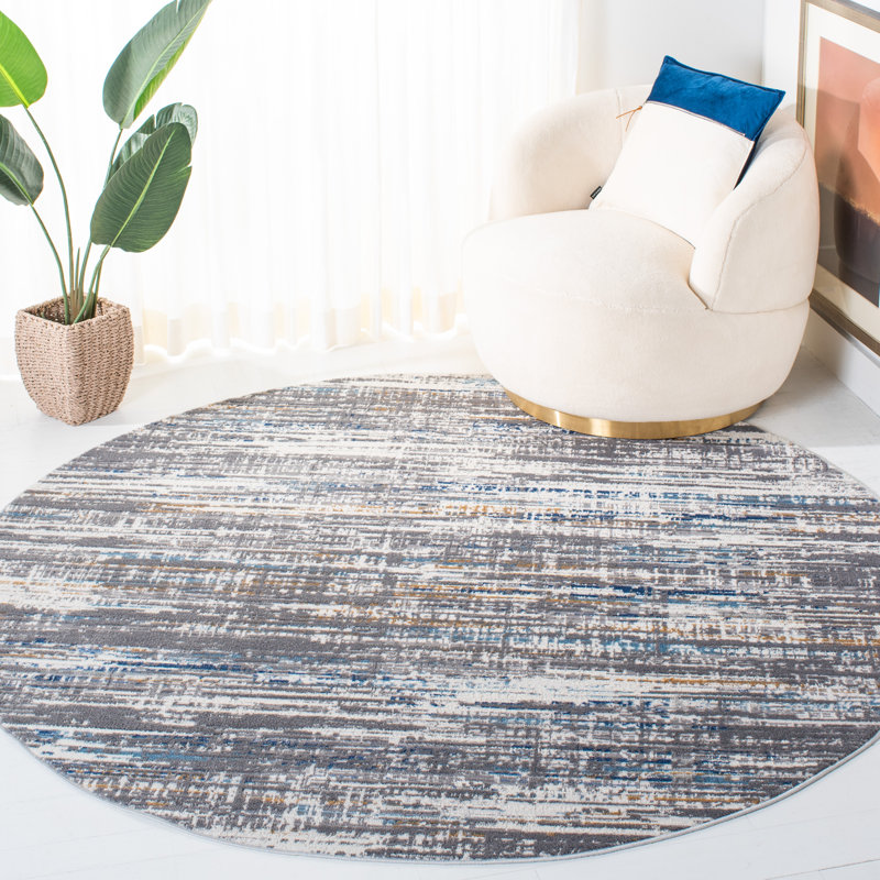 Shivan 100 Performance Rug, Round 6'7"