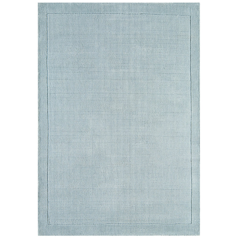 Duck Egg Handmade Modern Plain Easy To Clean Handmade Rug For Bedroom Dining Room Living Room, Rectangle 120 x 170cm