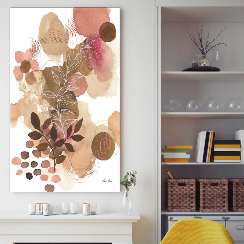 Nature Bliss I par Laura Horn - Peinture, Toile tendue, H 48 po x l 28 po x P 1,5 po