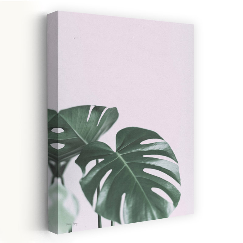 Art abstrait de paysage tropical arrivant, H 24 po x l 16 po