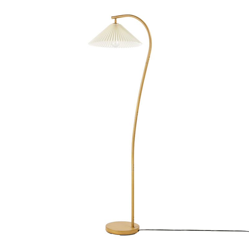 Lampe sur pied en bois Evangeline