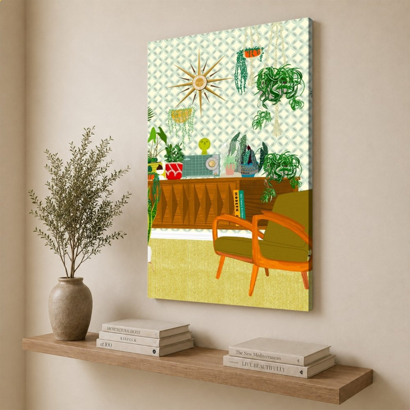 «Plant Living Room» par Jen Bucheli - Impression sur toile