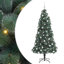 Artificial Pre-lit Christmas Tree with Ball Set-1964117823-1964117818