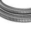 Pommeau de douche double carré mural de 30 cm (12 pouces) en nickel brossé, - Valve anti-brûlure, effet pluie avec système de jet étendu en nickel, et douchette à main, jet réglable à 360° pour des douches personnalisées
