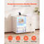 Classeur mobile 3 tiroirs en bois avec bande lumineuse