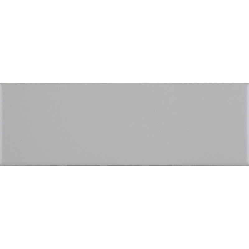 Berkeley 4" x 12" Ceramic Subway Tile, Matte Desert Gray