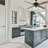 Drexel 52"W Remote Controlled Ribbed Clear Glass Shaded Ceiling Fan - Beachcrest Home