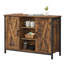 Buffet, Buffet, Armoire d'appoint, Portes de grange, Rustique
