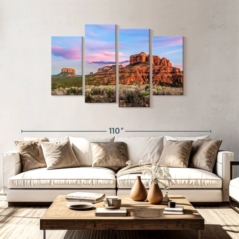 Sedona Rock Formations, H 48 po x l 75 po