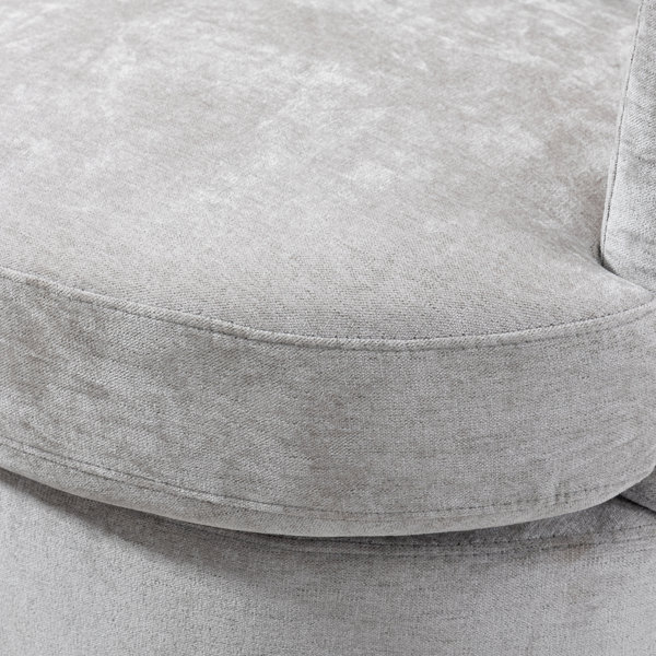 Ebern Designs Ottelia 32.2'' Wide Swivel Barrel Chair & Reviews | Wayfair