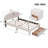 Teddy Fleece Upholstered Platform Bed With 1 Nightstand-1320892730