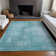 Premium Machine Washable Prisco Aqua Rug