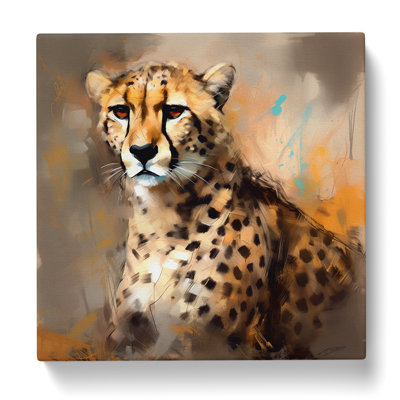 Cheetah Gestural Art No.4 - Print
