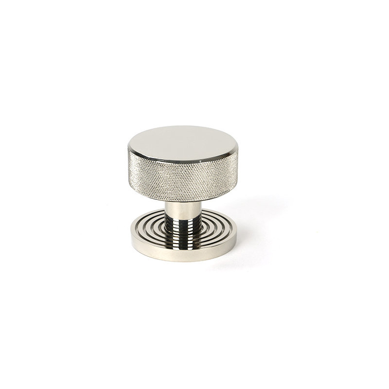 Brompton Interior Mortise Knobset, Polished Nickel