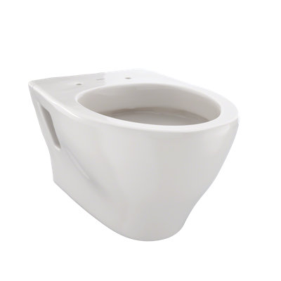 TOTO® Aquia® Wall-Hung Elongated Toilet Bowl with Skirted Design, Sedona Beige